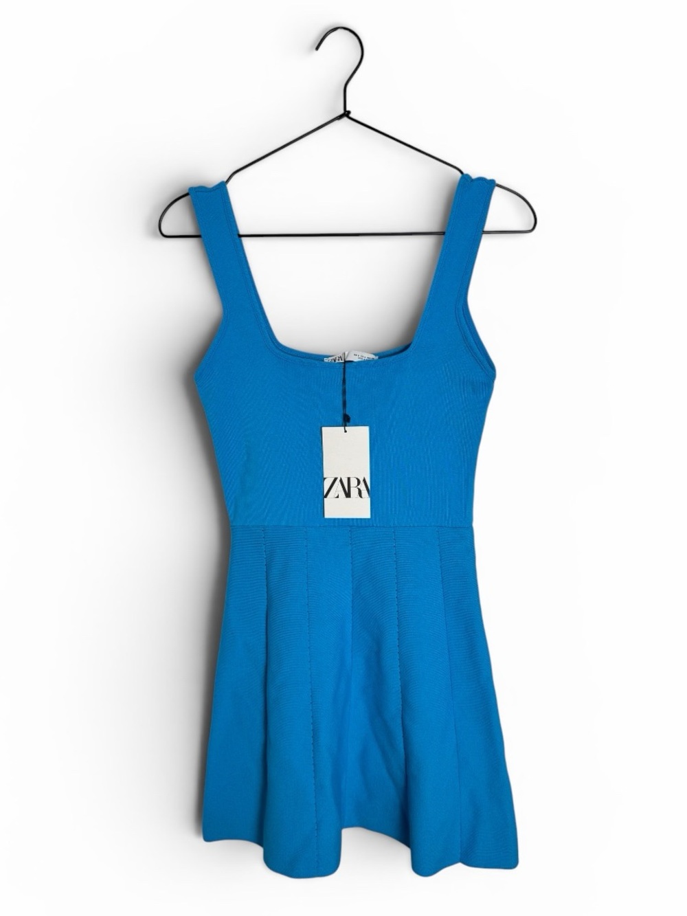 Zara A Line Skater Bandage Mini Dress Electric Blue